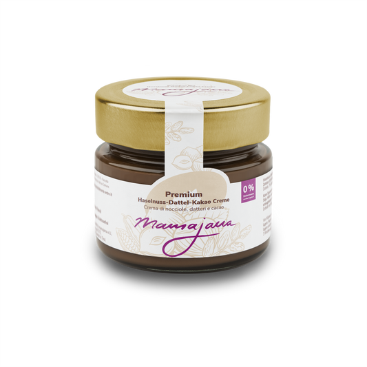 mamajana Premium Organic Hazelnut-Date-Cocoa Cream